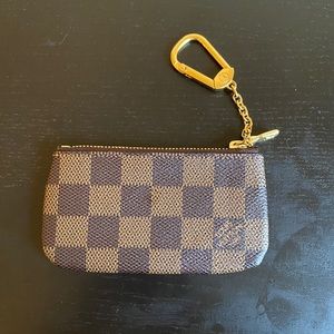Louis Vuitton Key Pouch in Damier Ebene